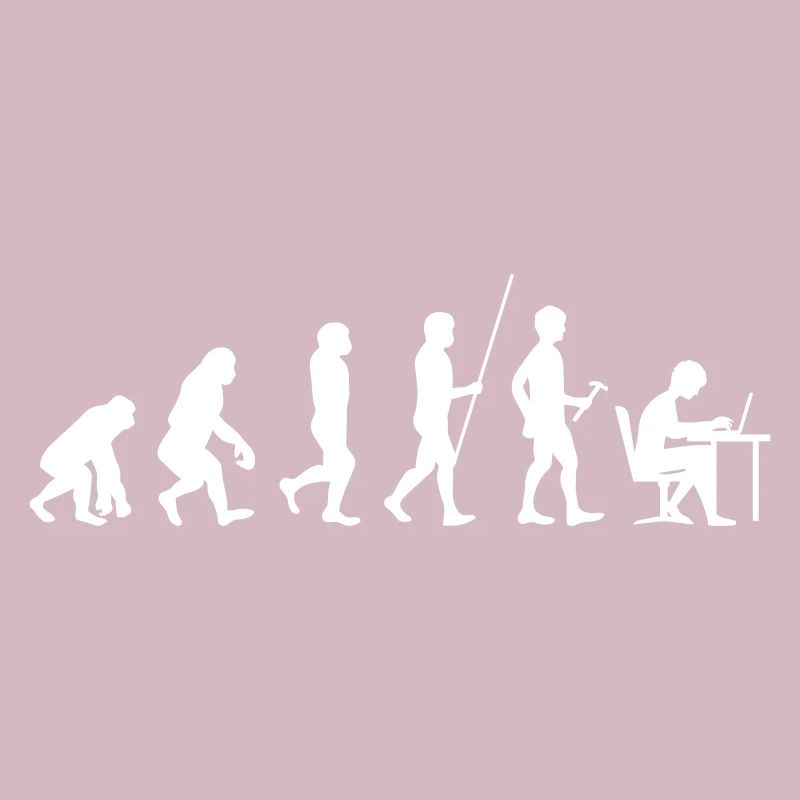 Evolution Programmer Coder developer Nerd Geek