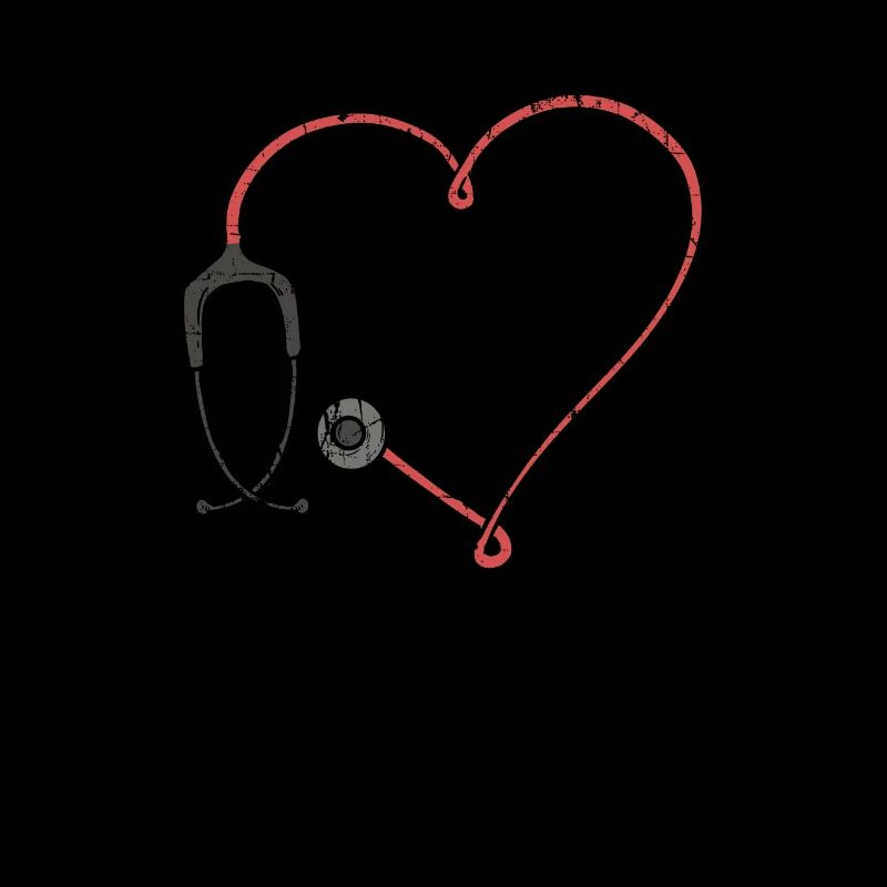 Médecine amour stéthoscope coeur