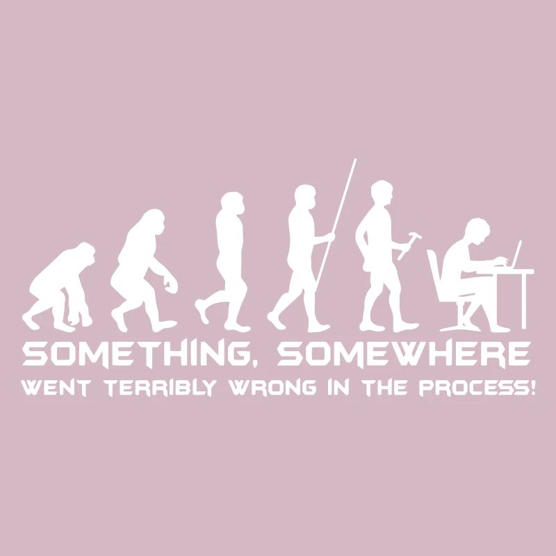 Évolution du cadeau d'ordinateur Man Nerd Geek