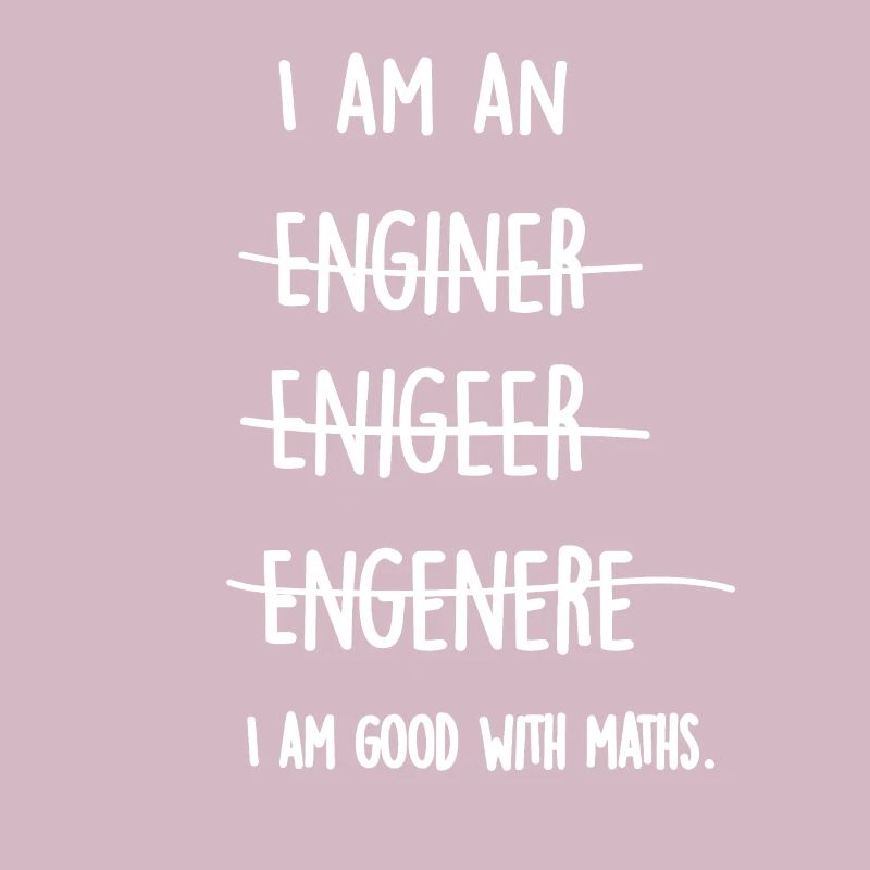 Funny engineer student math physics gift