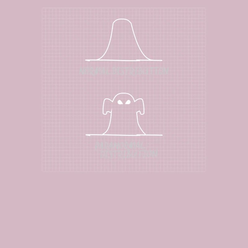 Ghost Paranormal Distribution Mathematics Shirt