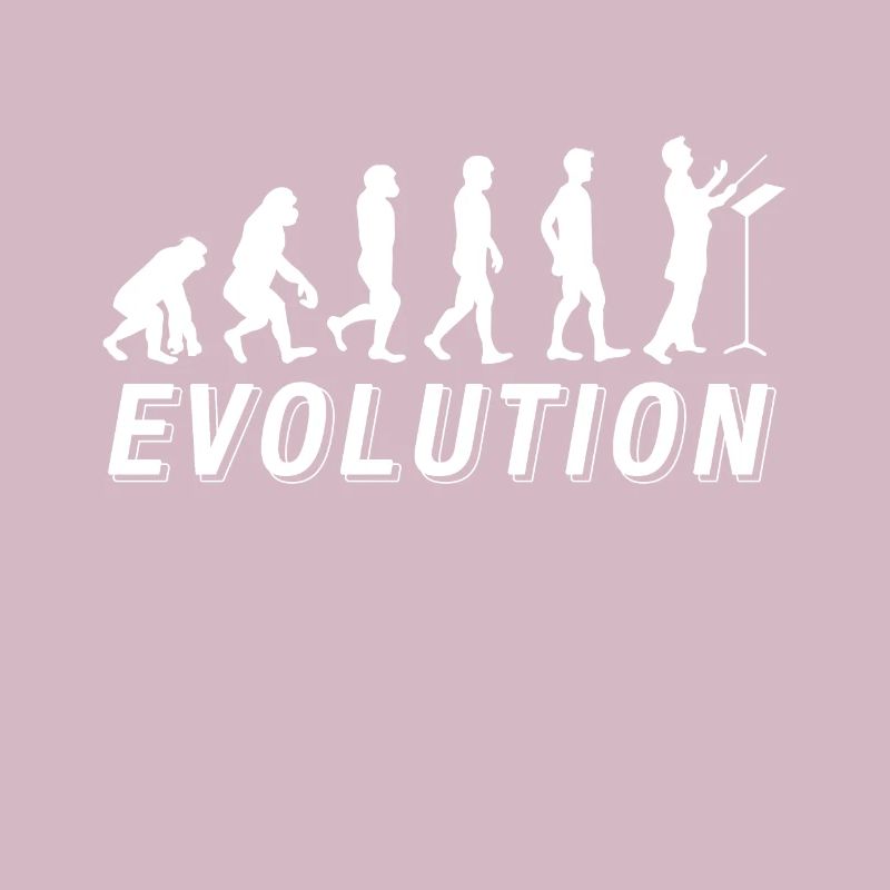Orchester Dirigent T-Shirt Evolution Kapellmeister