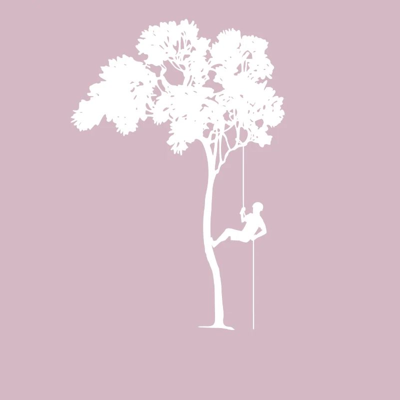 Tree rappelling climbing profession gift