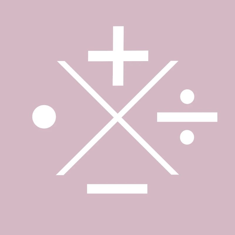 Math Symbol Plus Genius Physicist Nerd Gift