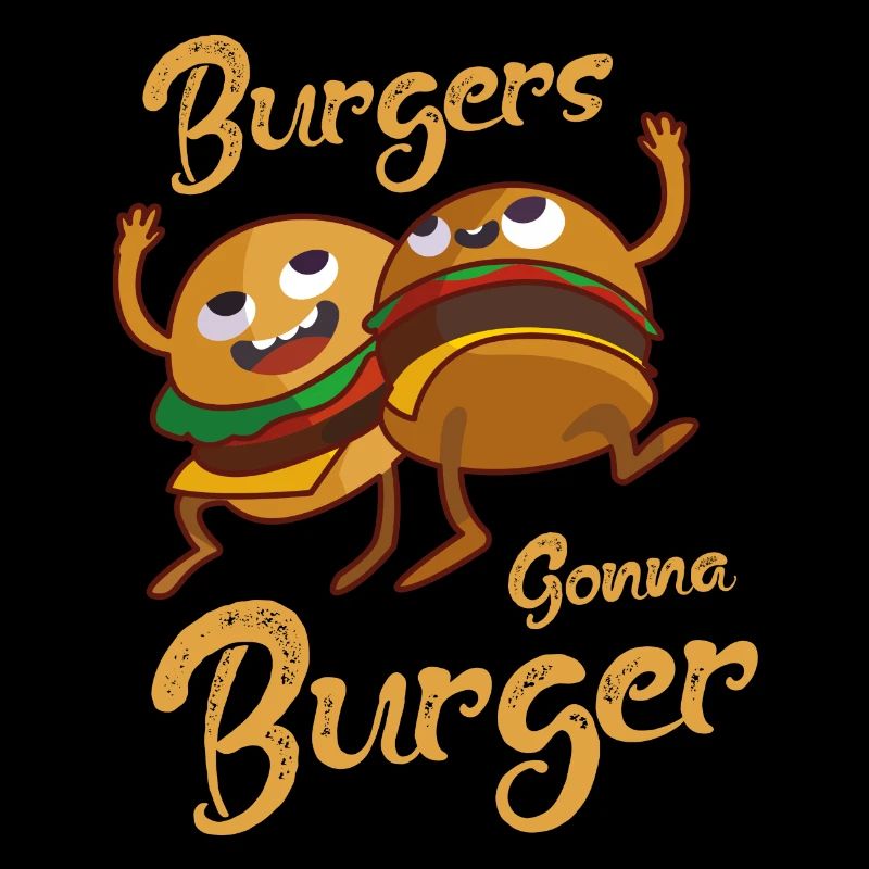 Burger essen spruch