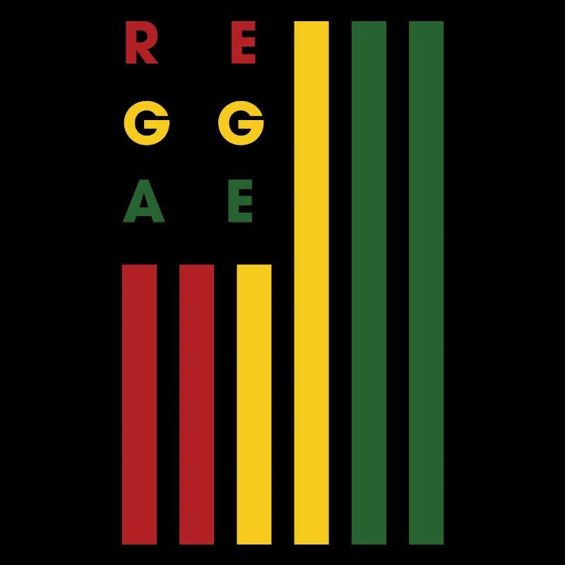 Reggae Jamaika Farben Flagge Geschenkidee Weed