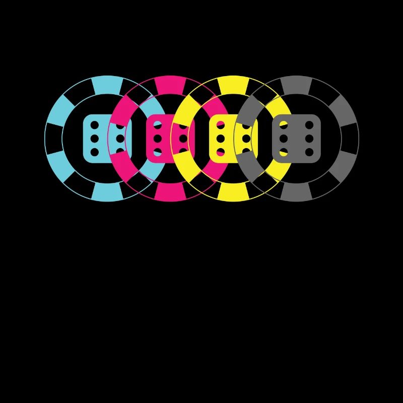 Jeu de cartes de jetons de poker Idée cadeau Jeu de dés