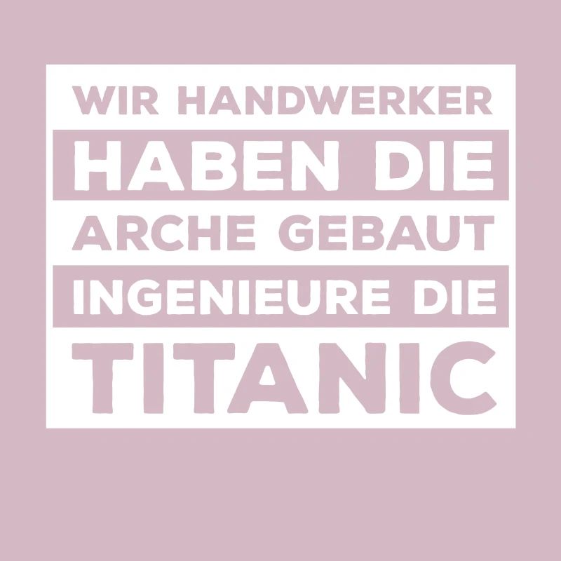 Handwerker Spruch lustige Geschenkidee Arche Bau