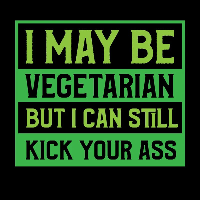 Vegetarier lustiger Spruch stolze Geschenkidee