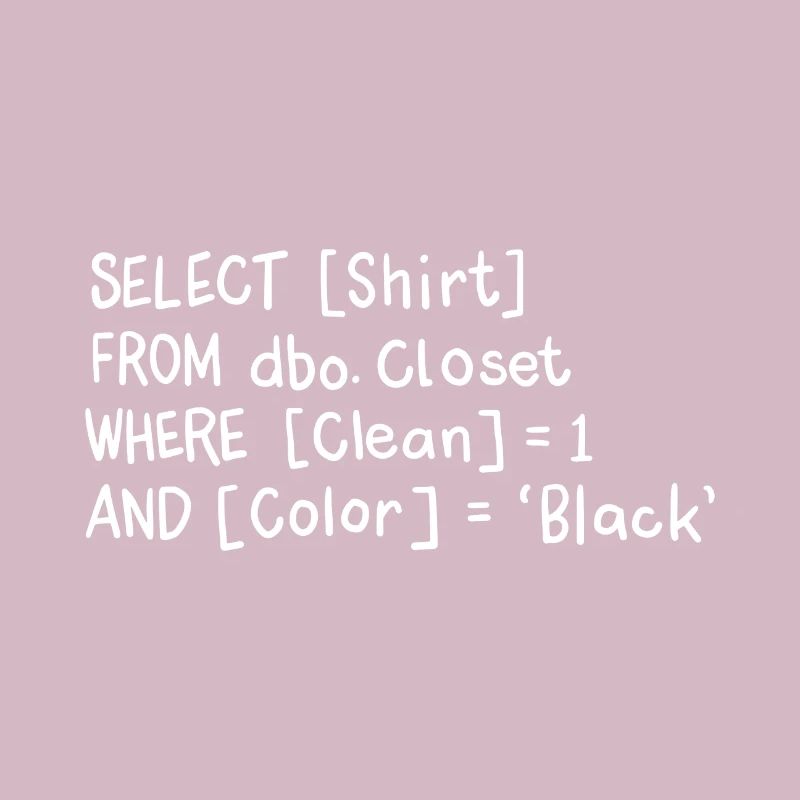 Select Clean Black Shirt - Geschenk Programmierer