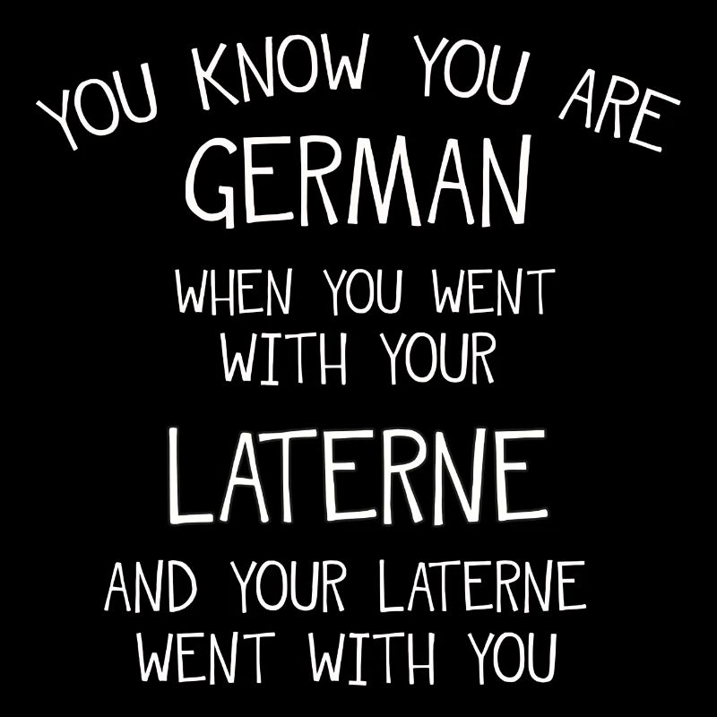 TYPISCH DEUTSCH GERMAN COOLE LUSTIGE LATERNE