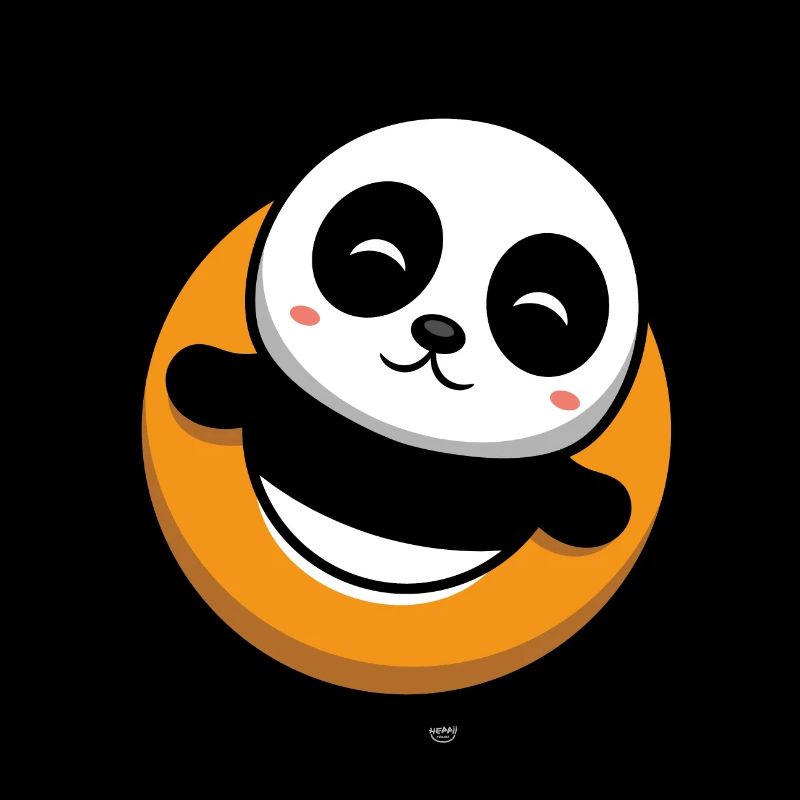 piscine mignonne petite panda ours bande dessinée cadeau bébé mignon
