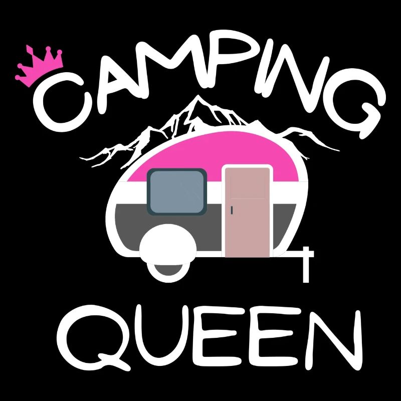 Camping Queen Geburtstagsgeschenk