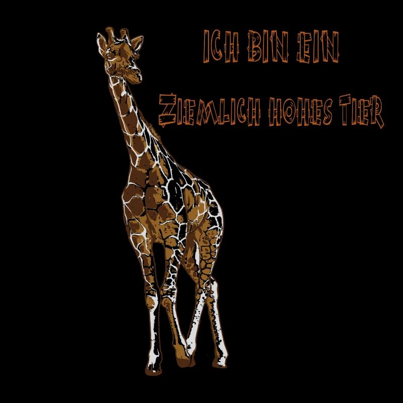 Giraffe,Ich bin ein ziemlich hohes Tier,Chef Shirt