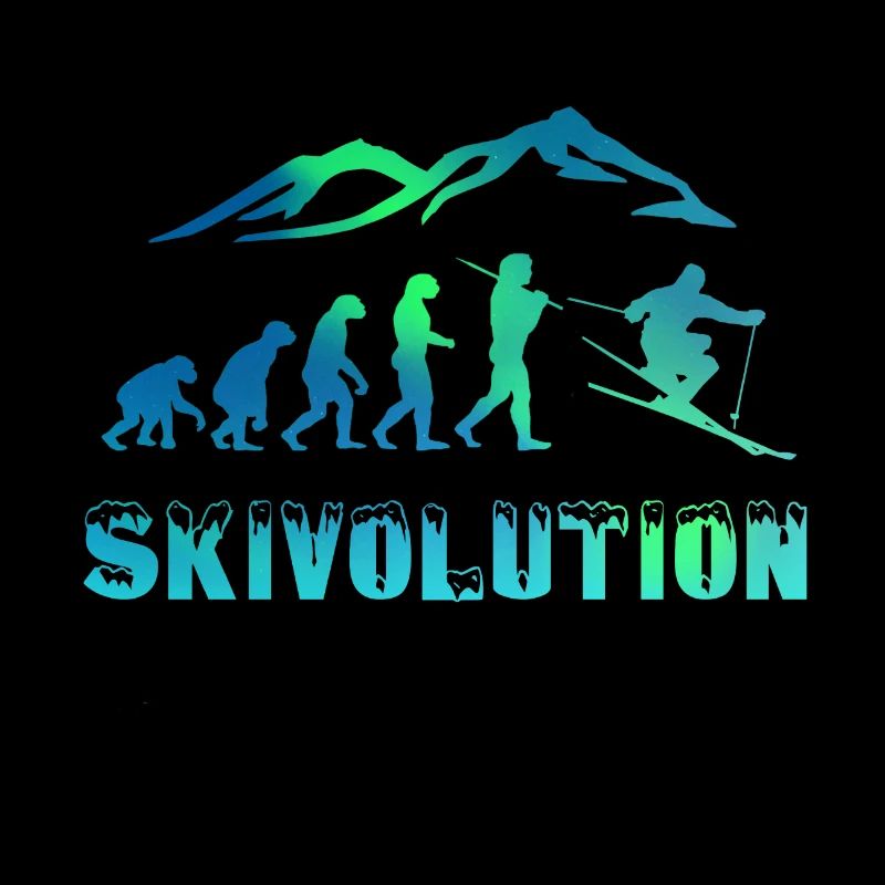 Ski Evolution Skifahrer Schnee Winter
