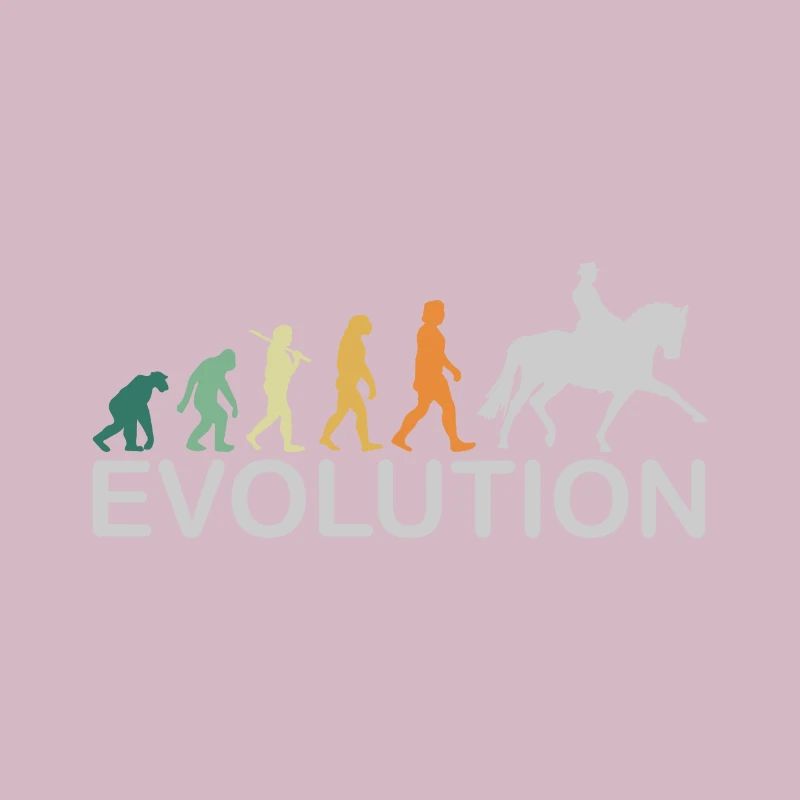 Cheval de dressage évolution cadeau rétro