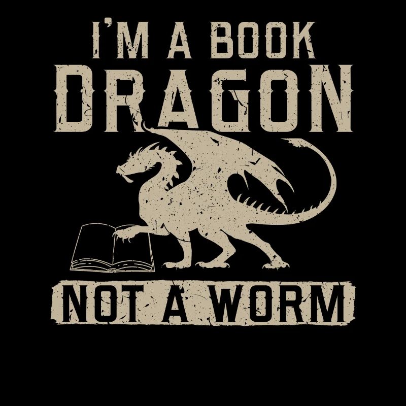 I'm a book Dragon not a worm