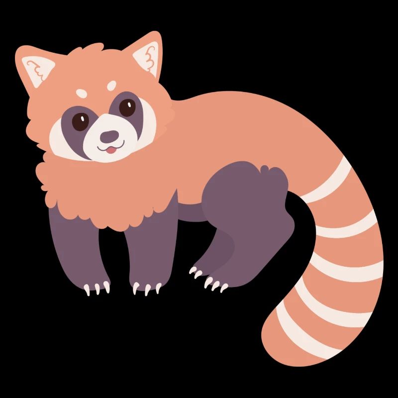Panda rouge