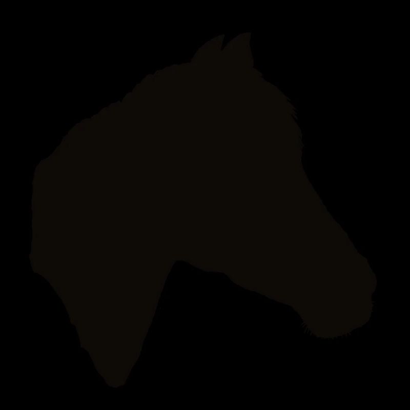 Pferd, Pferde, Pferde-Scherenschnitt