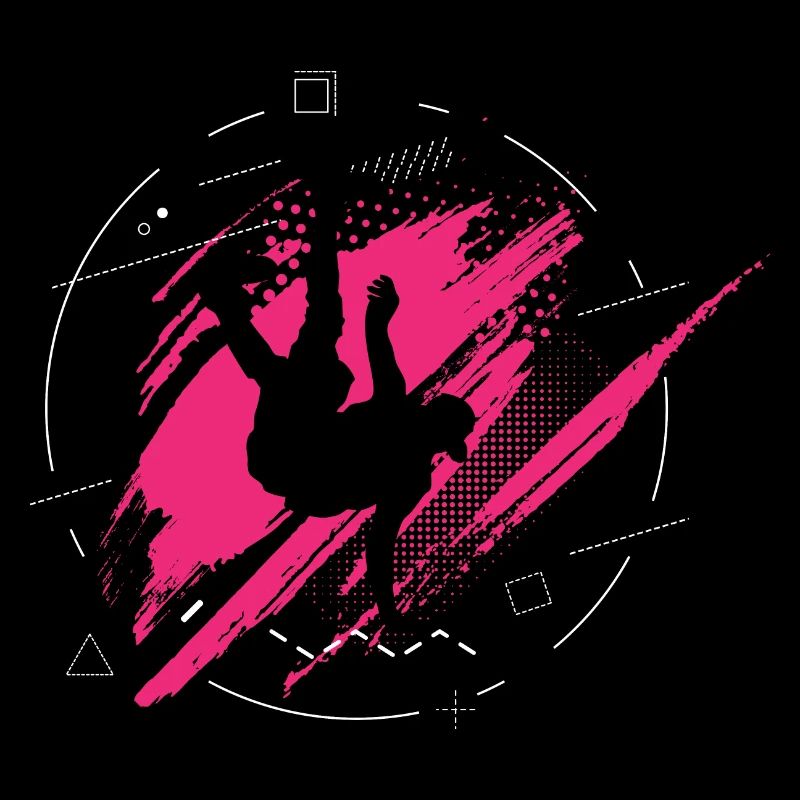 Breakdance Geschenk Pink Mädchen