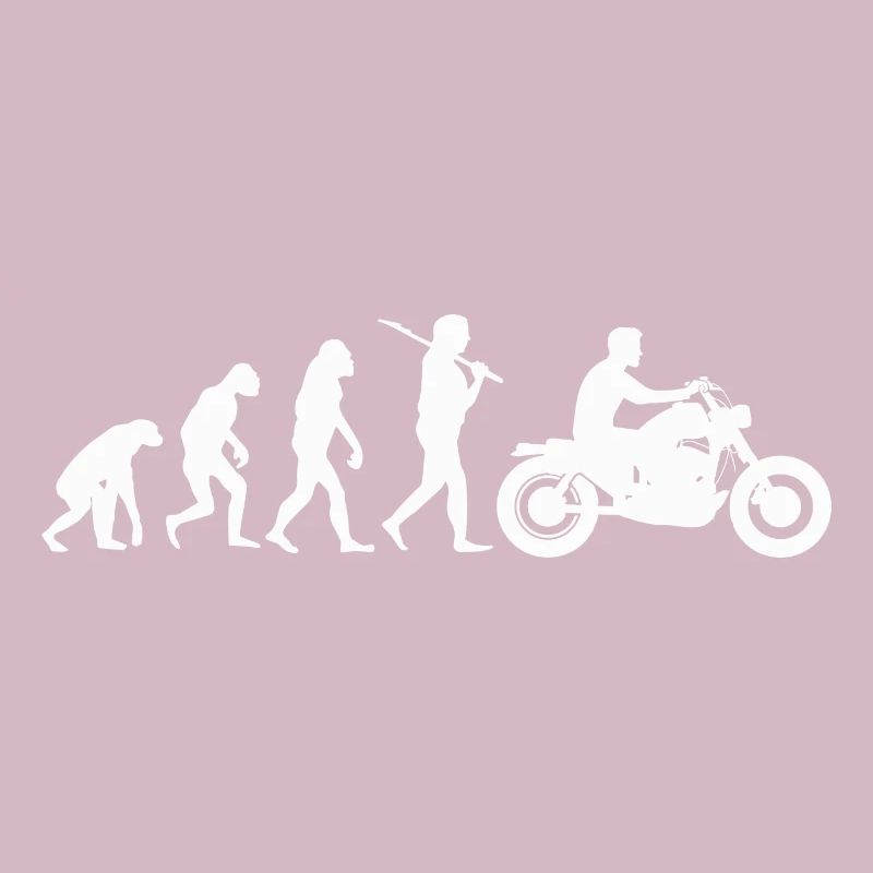 Evo Motorcycle Motorcyclist Biker Evolution