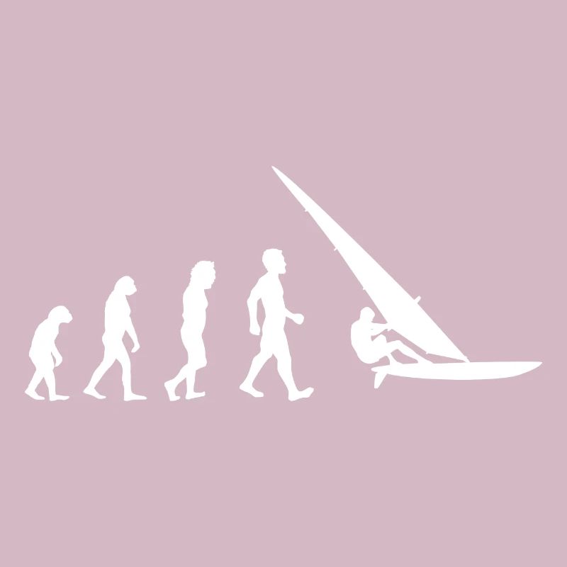 Evolution Windsurfer Geschenk Windsurfing Surfer
