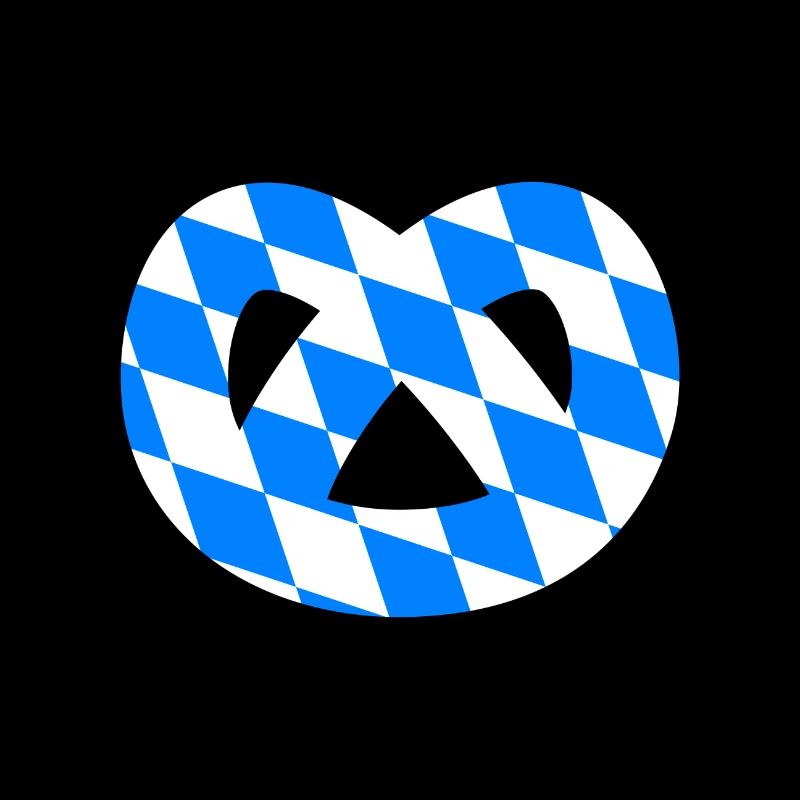 Breze bretzel bavière drapeau motif de motif de bannière