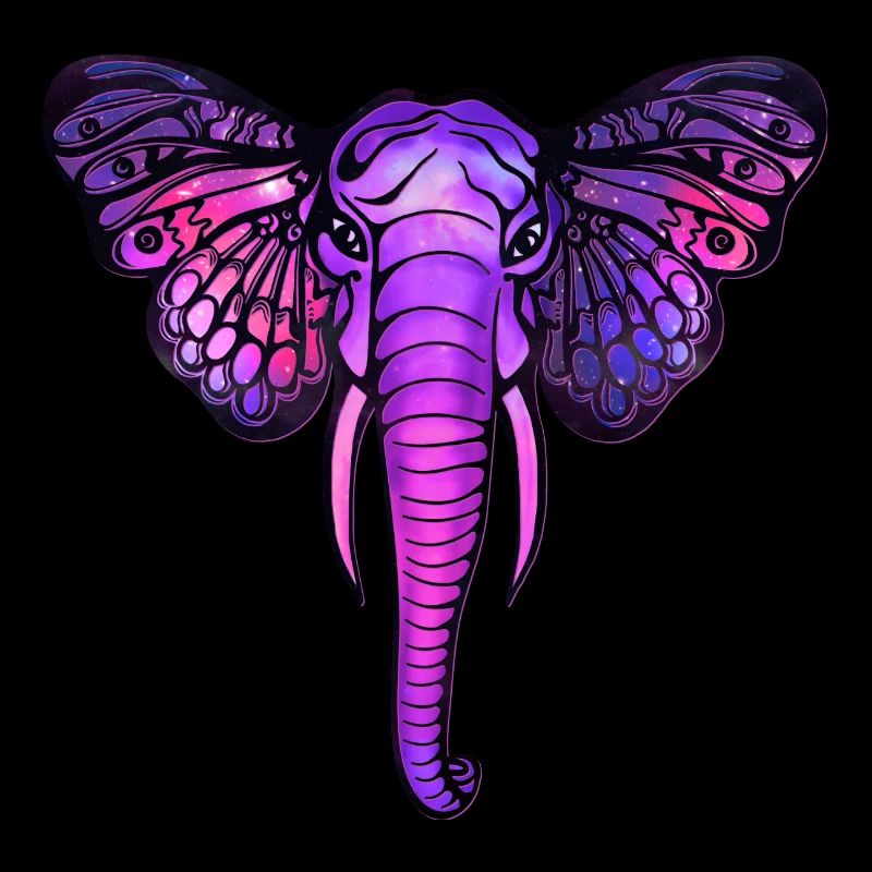 Space Elefant, Schmetterling Ohren, Afrika, Kosmos