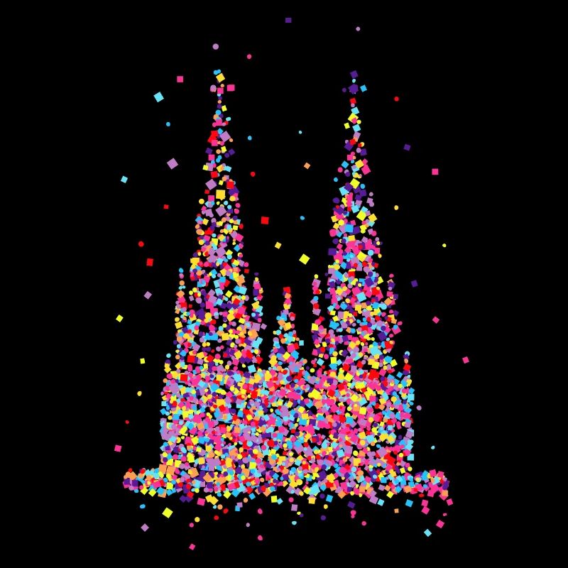Kölner Dom, Konfetti