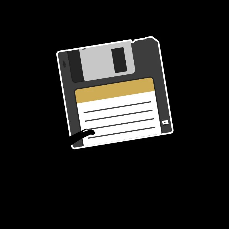 Nerd Nerds Diskette Spruch