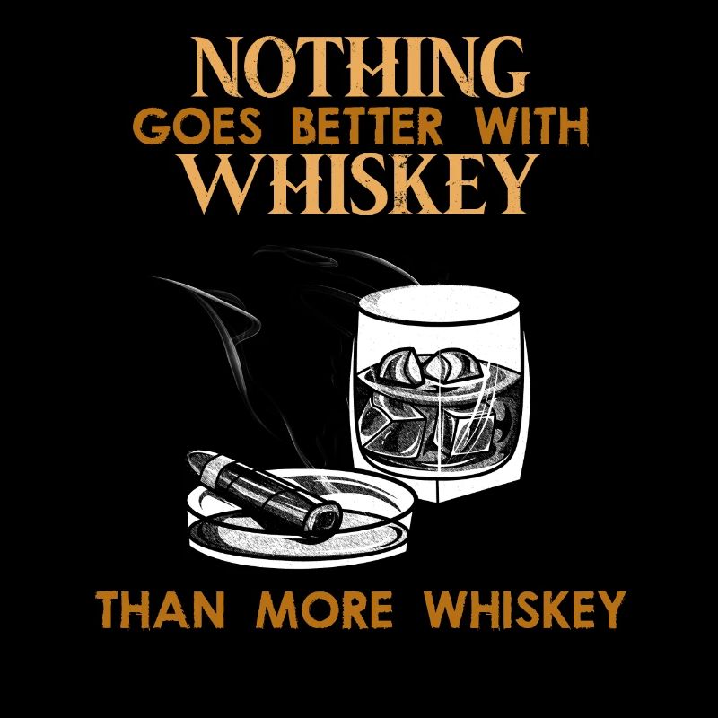 Whisky und Zigarre Raucher