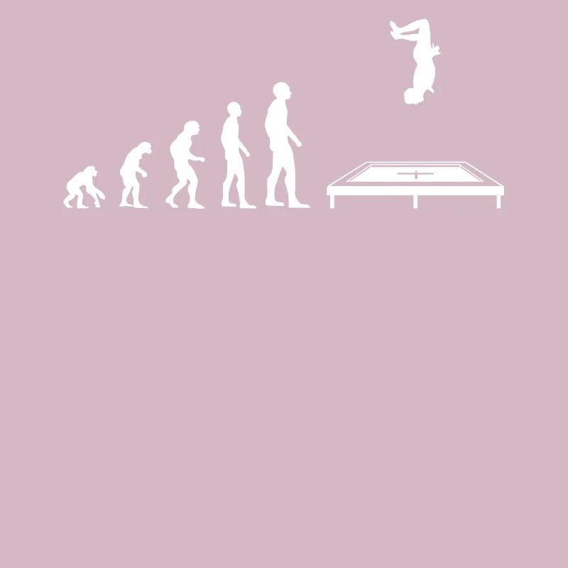 Trampolin Springen Sprung Evolution Geschenk