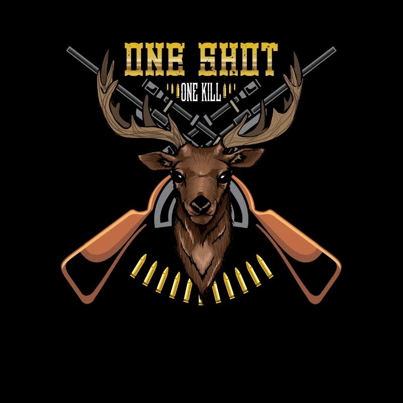 Jäger Hirschjagd Hunter Wild Jagdgewehr Geschenk