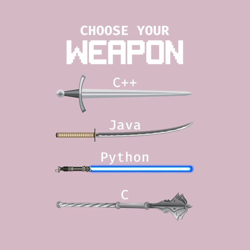 Choose Your Weapon C Java Python Programmer