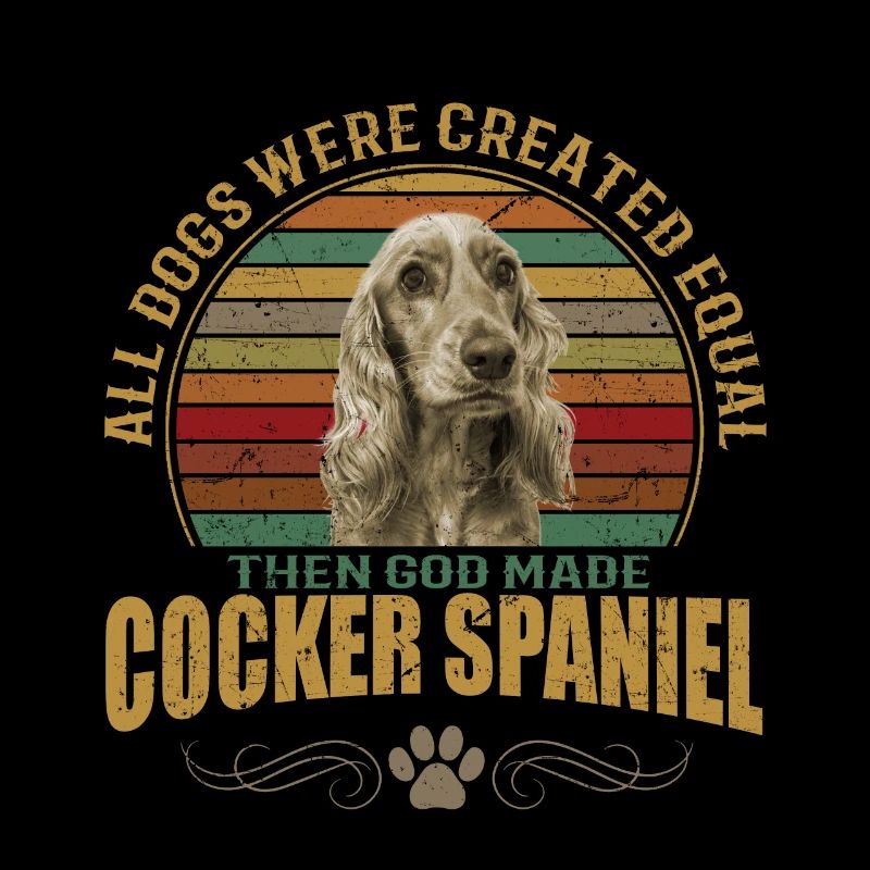 Cocker Spaniel - trendy cool dog design