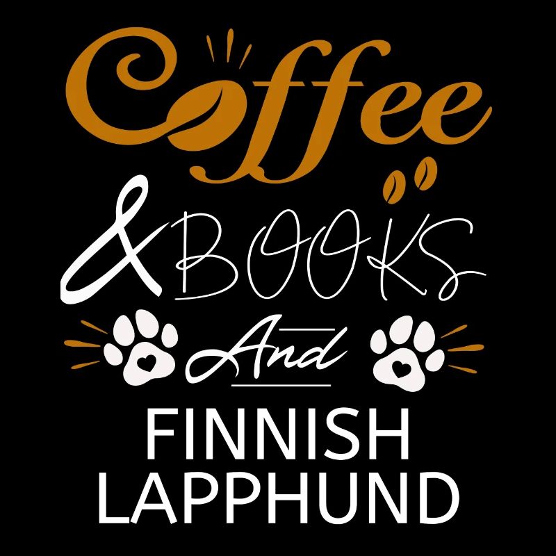 Finnischer Lapphund Kaffee Bücher Hunde Lapphunde