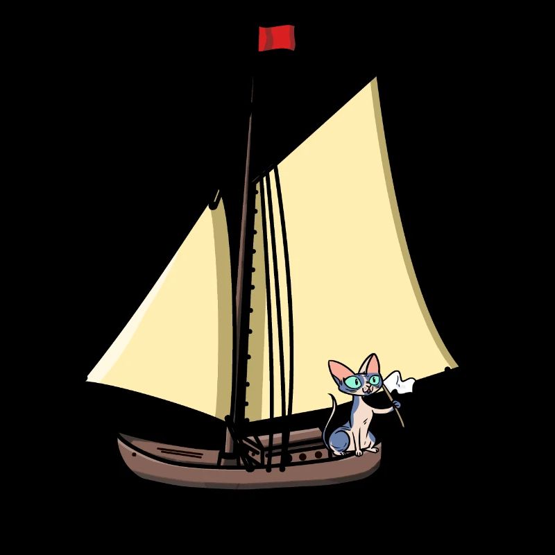 Maritim Sailor Sailing Ship Cat Not Maritim