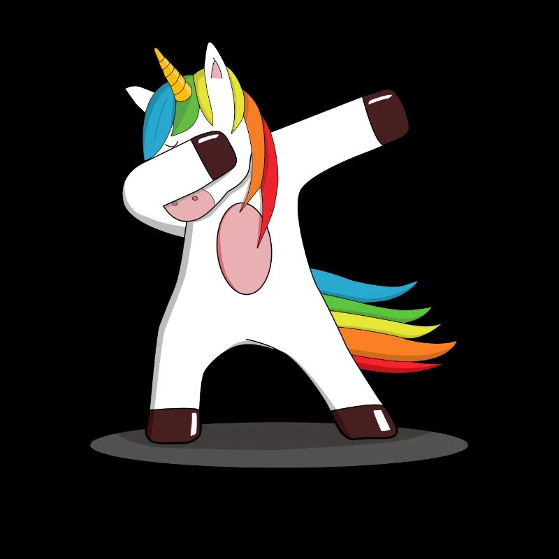 Dabbing Unicorn dabbendes Einhorn Geschenkidee