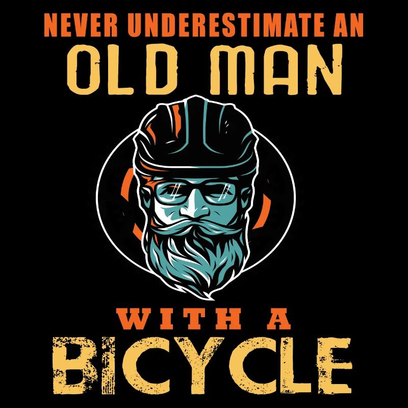 Bicycle Bicycles Biker Bicycle Old Man Bicycle