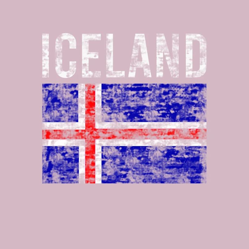 Drapeau de l’Islande Vintage