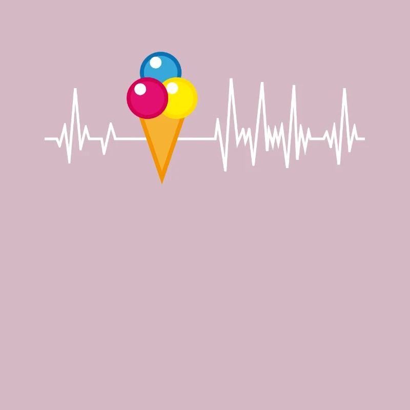 Eiswaffel Herzschlag Eis Eiscreme Eisdiele