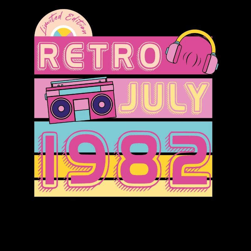 1982 Rétro Idée de cadeau vintage