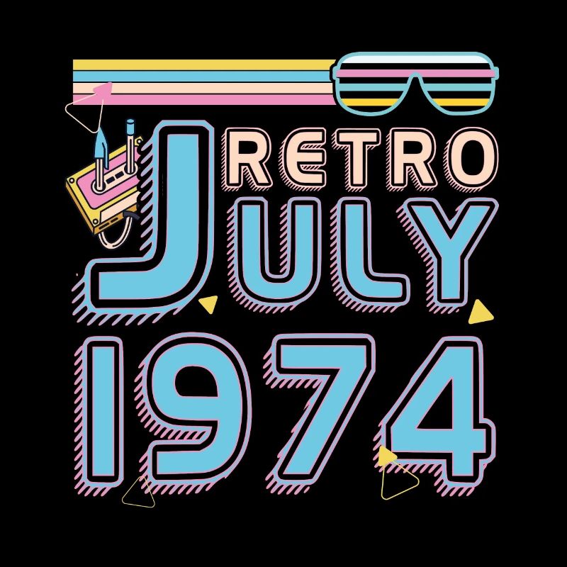 Juli 1974 Vintage Retro Geschenkidee