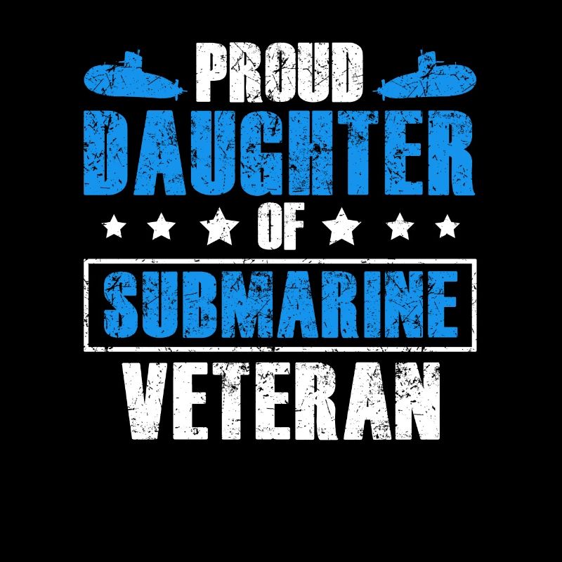 Stolzer Tochter-U-Boot-Veteran-Navy-Submariner