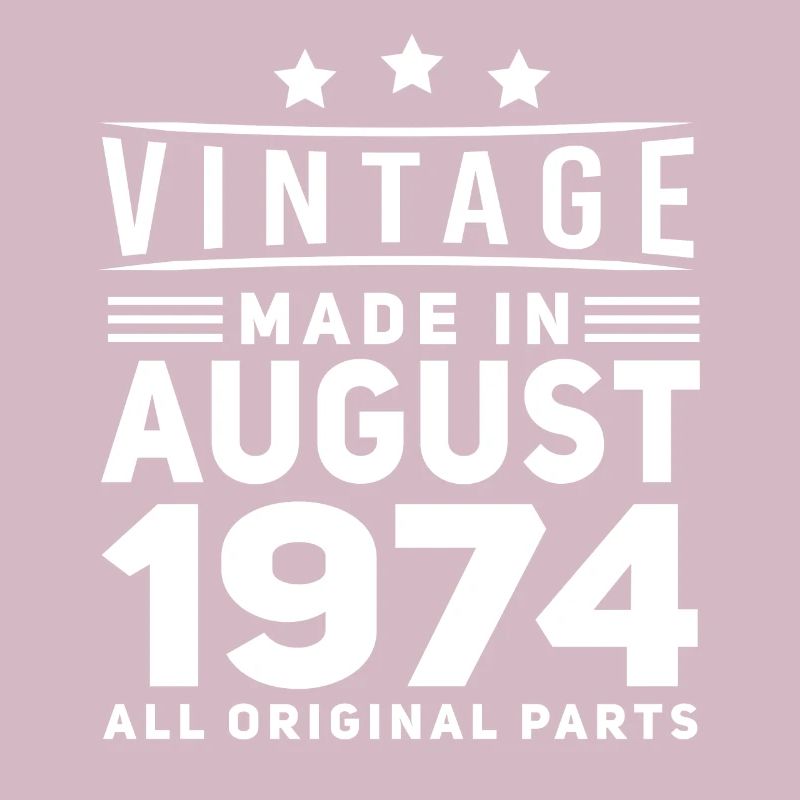 Vintage Im August 1974 Geschenkidee