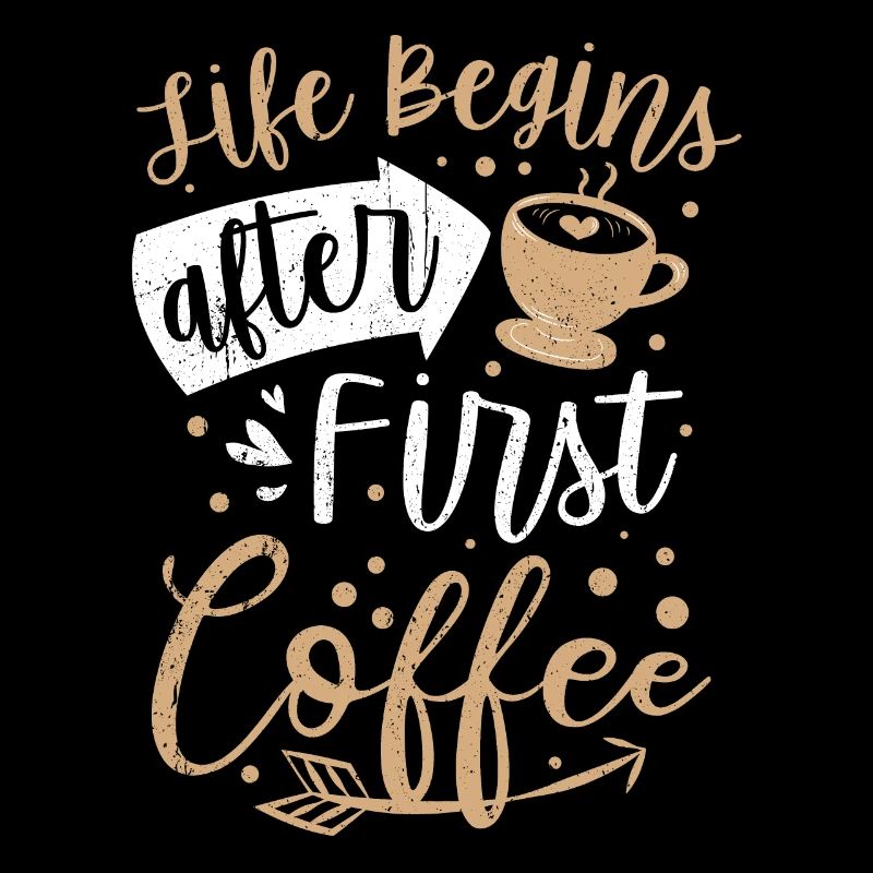 Kaffee Tshirt Käffchen Café Coffee Latte Espresso