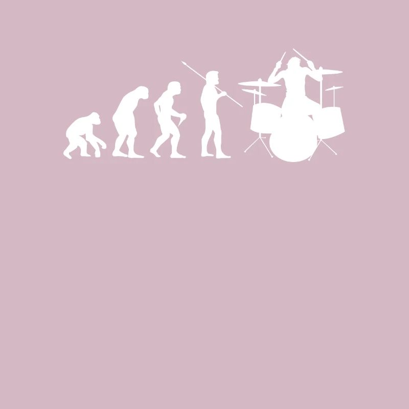 Human Evolution Drum Musician Drummer