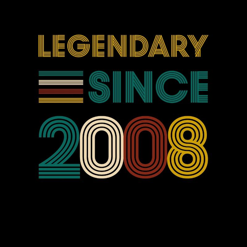 Vintage Legendary since 2008 Geburtstag