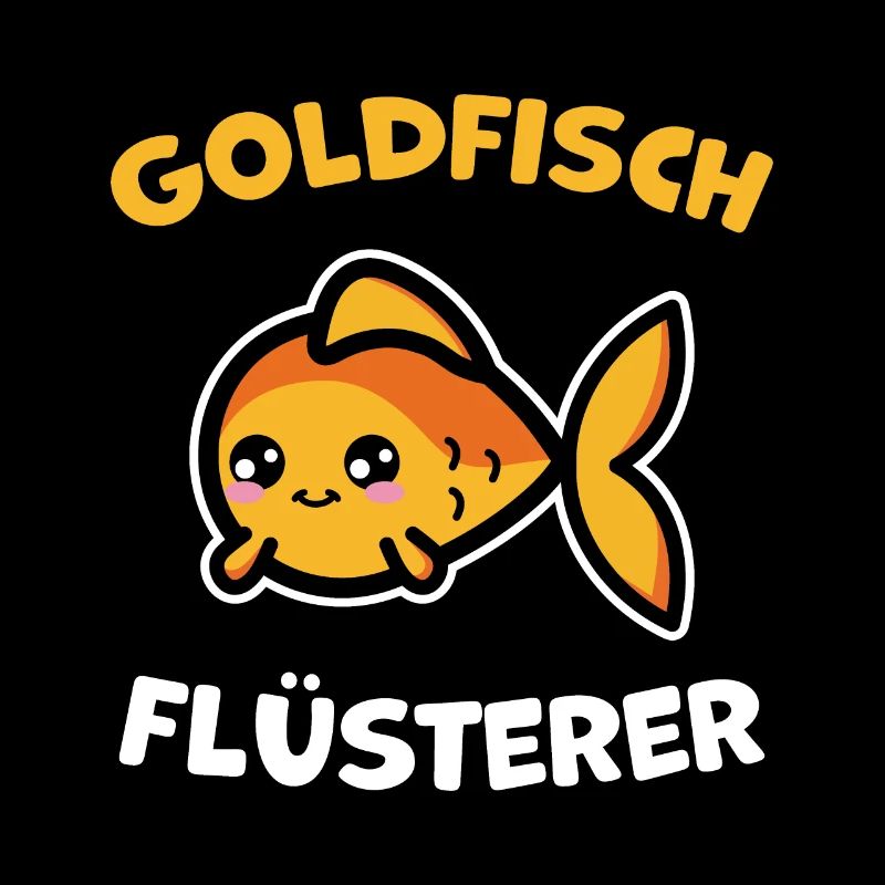 Goldfisch Geschenkidee Spruch