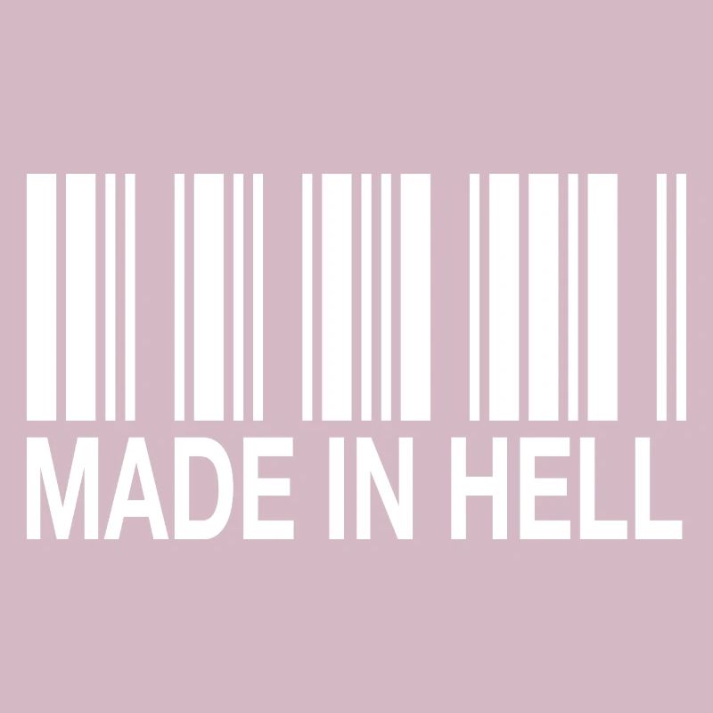 Made in Hell Strichcode Barcode hölle